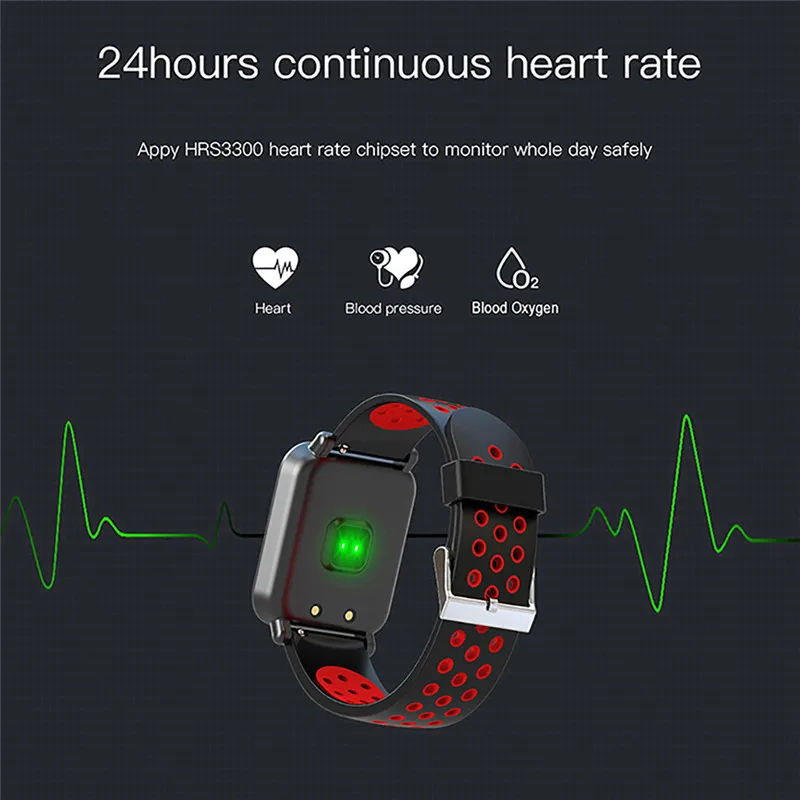 ESEED SN60 smart watch men IP68 waterproof l1.3 inch screen long standby Heart Rate Monitor Weather Forecast smart watch women