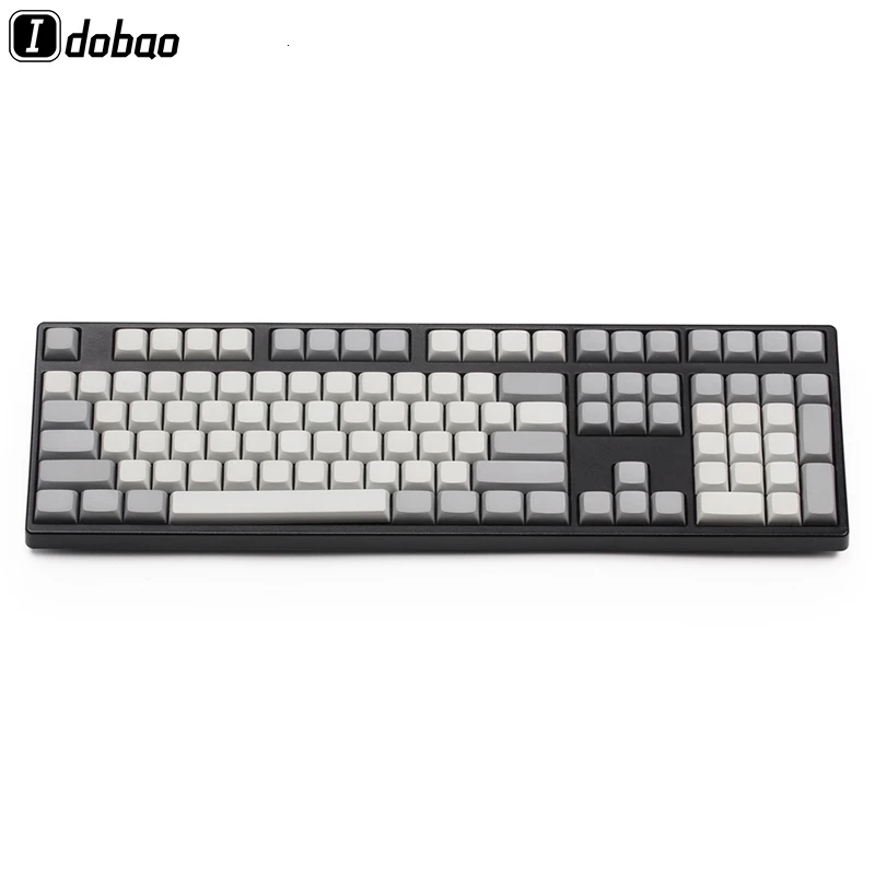 Светильник лый белый серый PBT пустые XDA колпачки клавиш ANSI ISO Cherry Mx для