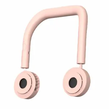 

Portable hanging neck binaural turbo fan binaural neck vortex fan lazy small fan outdoor charging portable hanging fan