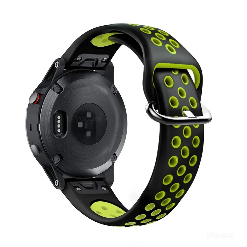 Fenix 6 QuickFit браслет 22 мм мягкий силиконовый спортивный водонепроницаемый ремешок для часов Garmin Fenix 5/5 Plus/Forerunner 935/Quatix 5/MARQ