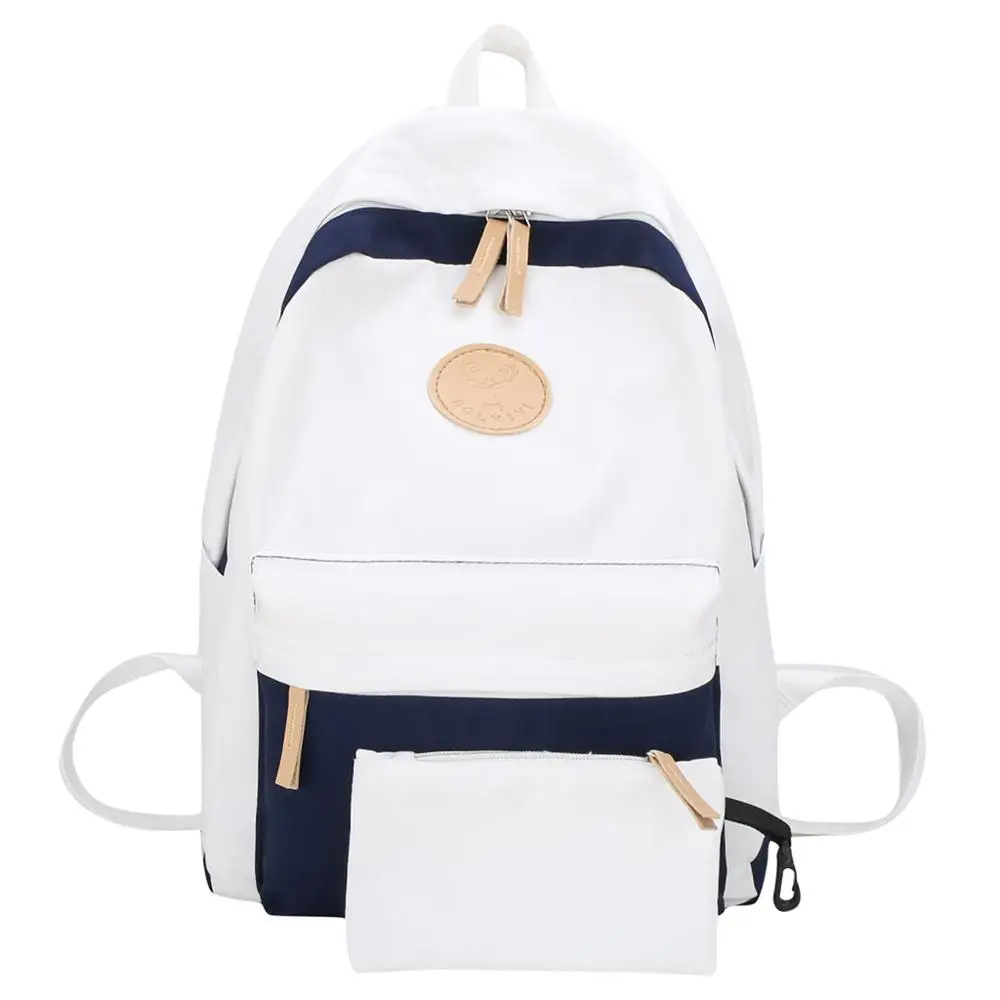 

Female Student Campus Nylon Backpack Small Fresh Travel Bag Simple Wild Travel Backpack for Teenage Bag mochila