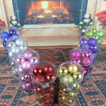 

24PCS/Set Christmas Decorative Ball Party Christmas Tree Hanging Ornaments