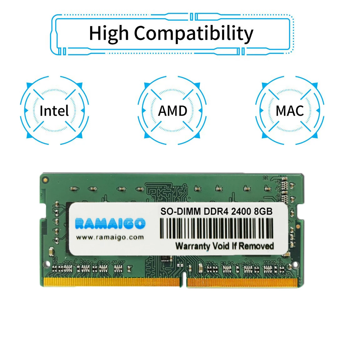 Оперативная память AIGO DDR4, 4 ГБ, 8 ГБ, 16 ГБ, 2133 МГц, 2400 МГц, sodimm, ноутбук, модуль оперативной памяти для всех ноутбуков