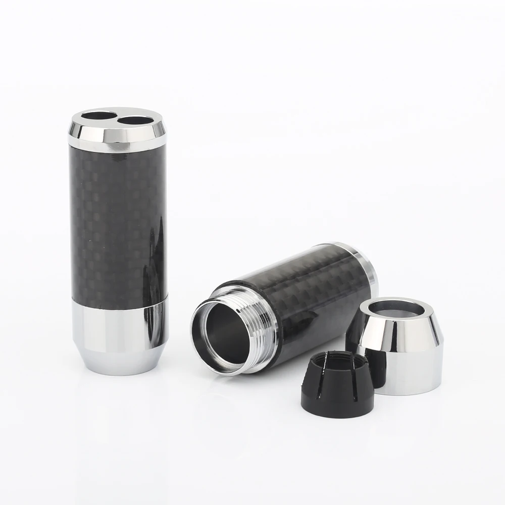 4 pcs Carbon fiber Speaker Cable Audio Cable Wire