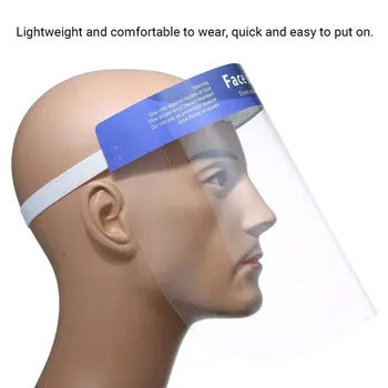 

Anti-Fog Splash-Proof Mask Face Shield Isolated Mask Dust Isolation Face Screen Protective Equipment 2 Piece