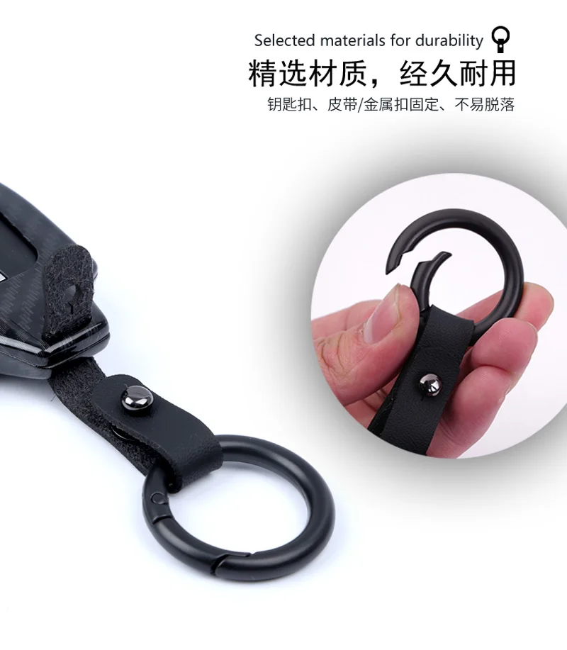Fashion ABS+Silica gel Carbon fiber Car Remote Key Case Cover For Mazda 2 3 6 Axela Atenza CX-5 CX5 CX-7 CX-9 2014 2015 up key case key case cover car key shell