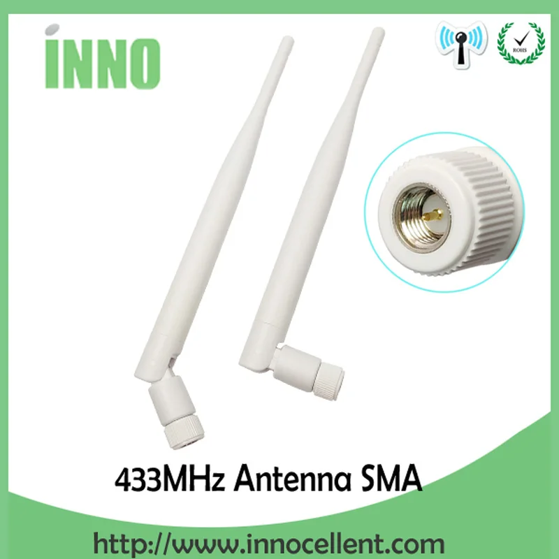 

2 piece 433Mhz Antenna OMNI-Directional antenna SMA male rotatable for radio free shipping