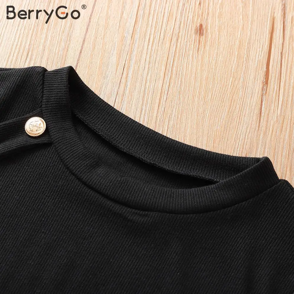 BerryGo, сетчатая Лоскутная Блузка с длинным рукавом, Женская Весенняя Модная трикотажная рубашка в горошек, топ, Женская Повседневная рабочая одежда, топы, блузы