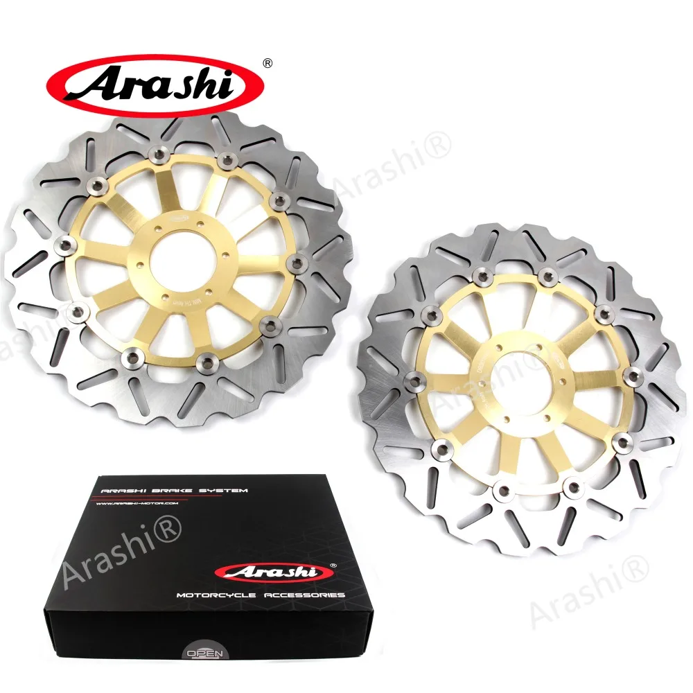 Араши 1 комплект для HONDA VTR F FIRESTORM 1000 1997-2007 CNC Передние Задние тормозные диски Диски 1998 1999 2000 2001 2002 2003