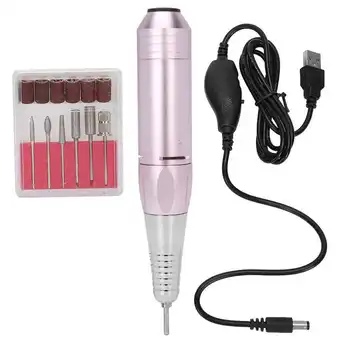 

Electric Nail Drill Set Portable Nail Drill Pen Nail Grinder Polisher Manicure Pedicure Polishing Machine for Home and Nail