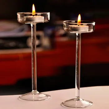 

candle holders luxury glass candlesticks for candles home decoration for dinner adornment holiday christmas wedding Romantic