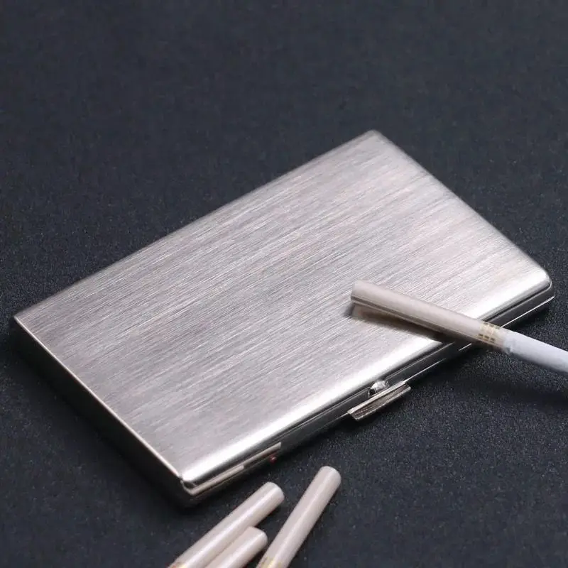 

2020 new high quality ultra-thin 12-piece cigarette case and exquisite gift box metal long cigarette case cigarette accessories