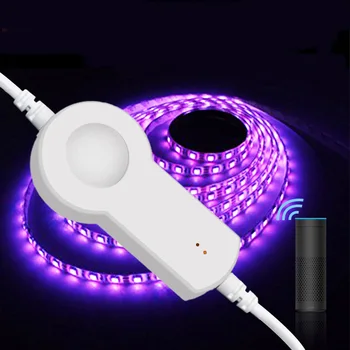

CLAITE DC12V 4 Pin Smart Wifi LED Controller for RGB Strip Light Work With Amazon Alexa Voice