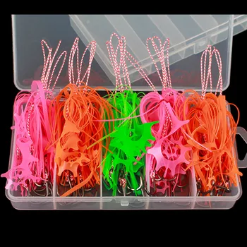 

Kabura Jigging Madai Assist Hooks Strong Tai Rubbers Silicone Skirts Filaments Ribbons Different Colors Slider Jigs Tails Sinker