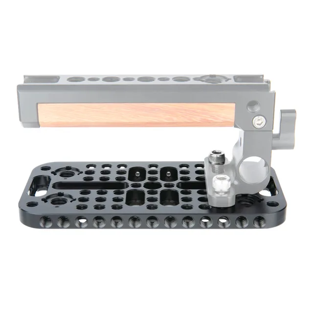 Placa Superior 'cheese Plate' NICEYRIG Universal - Roscas 1/4 Y 3/8 Para Jaulas Y Rieles De Cámara