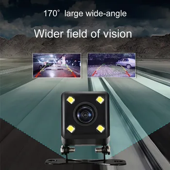 

New 960p 170 Car Camera LED Light Degree Rear View Rv Backup Hd Reverse Camera Waterproof Night Vision Universal