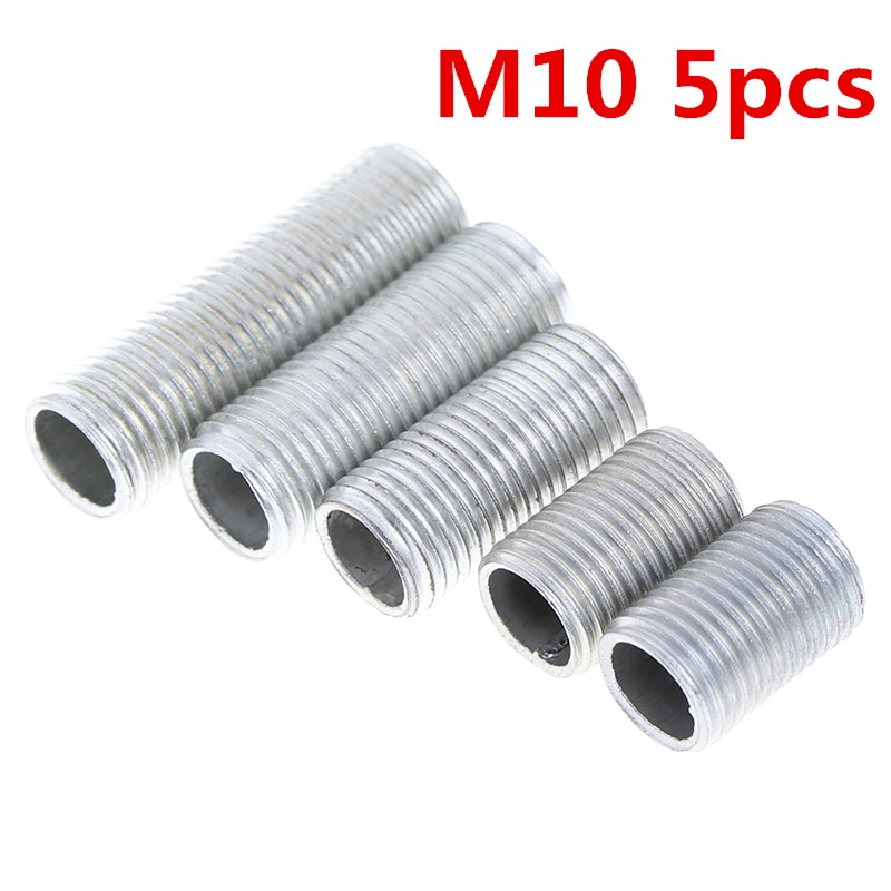 électrique lampe socket 8x M10 200mm x 10mm allthread creux tige filetée tube électrique lampe socket 8x M10 200mm x 10mm allthread creux tige filetée tube