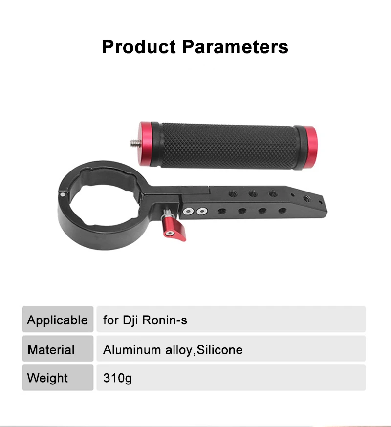Стабилизатор Gimbal рукоятка для Dji Ronin S ручной держатель кронштейн стойка 1/4 ''винт аксессуары для фотосъемки