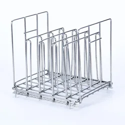 Deluxe Food-Grade Stainless Steel Sous Vide Rack with Adjustable No-Float Top Bar (For 11L Rack)