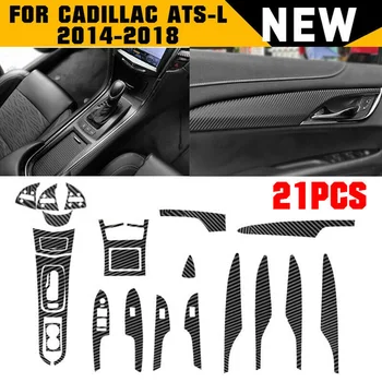 

Carbon Fiber Sticker Car Interior Kit Cover For Cadillac ATS-L 2014-2018