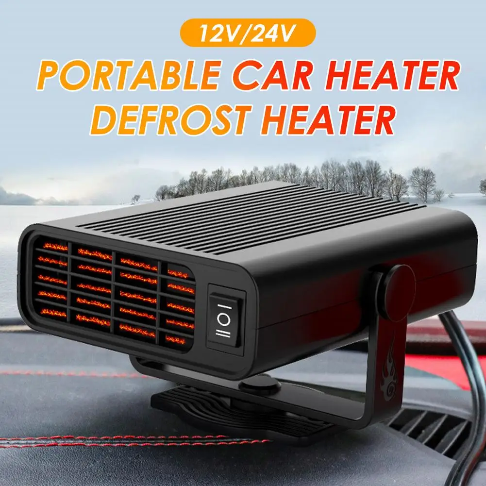 Portable Car Heater Defrost Heater 12V/24V Car Heater Portable Car Defroster Defogger Truck Car Heating And Cooling Fan|Heating & Fans| - AliExpress