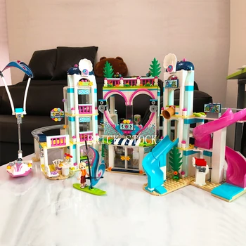 

In Stock 11035 Heartlake City Resort Model 1017Pcs Building Kits Blocks Bricks Compatible with 41347 01068 37086 1155