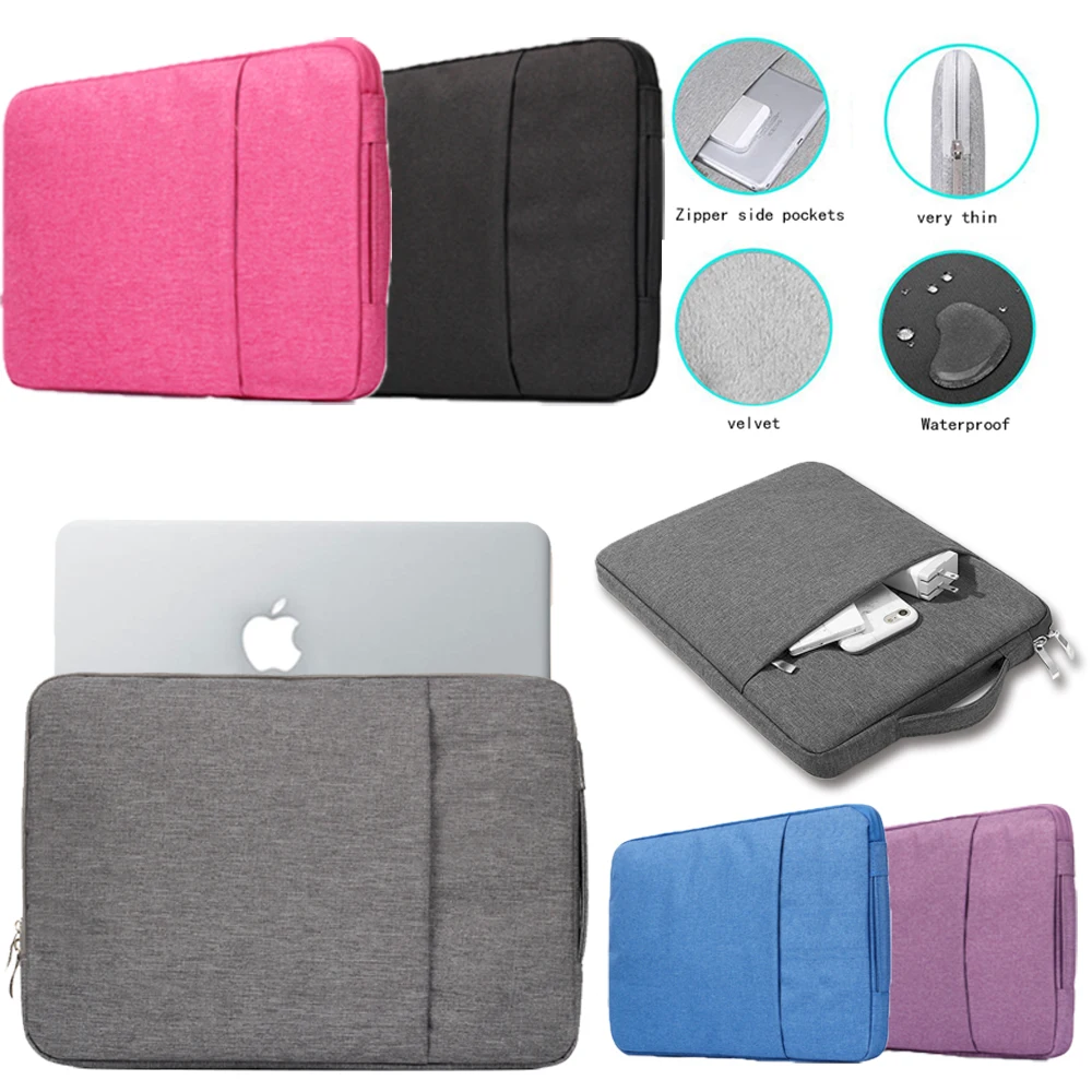 Laptop Bag for Apple Macbook Air 11/12/13/15/16 Inch Waterproof Notebook A1370 A1465 A1369 A1466 A1932 A1278 A1286 | Компьютеры и офис