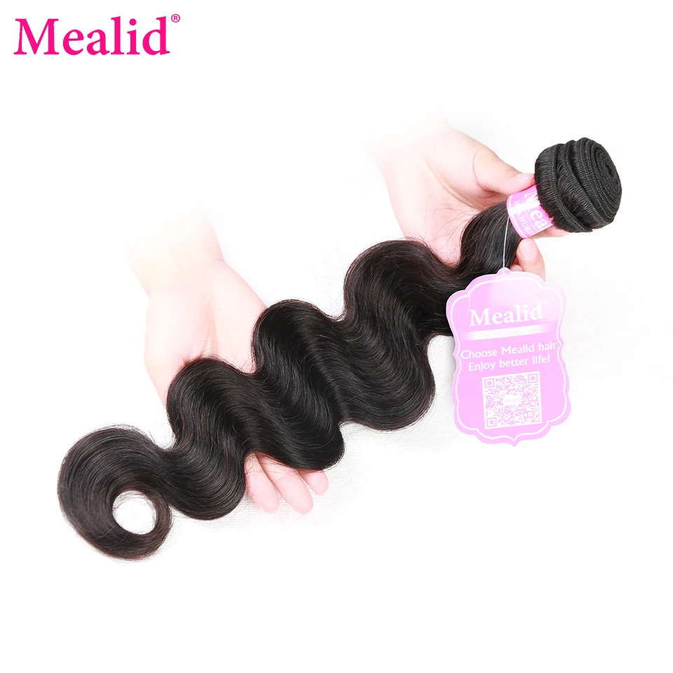 Mealid Peruvian Body Wave Hair Bundles Extensions 3 4 Bundles Non-Remy Natural Color 10-30inch 100 Human Hair Weaving Mealid Peruvian Body Wave Hair Bundles Extensions 3 4 Bundles Non-Remy Natural Color 10-30inch 100 Human Hair Weaving