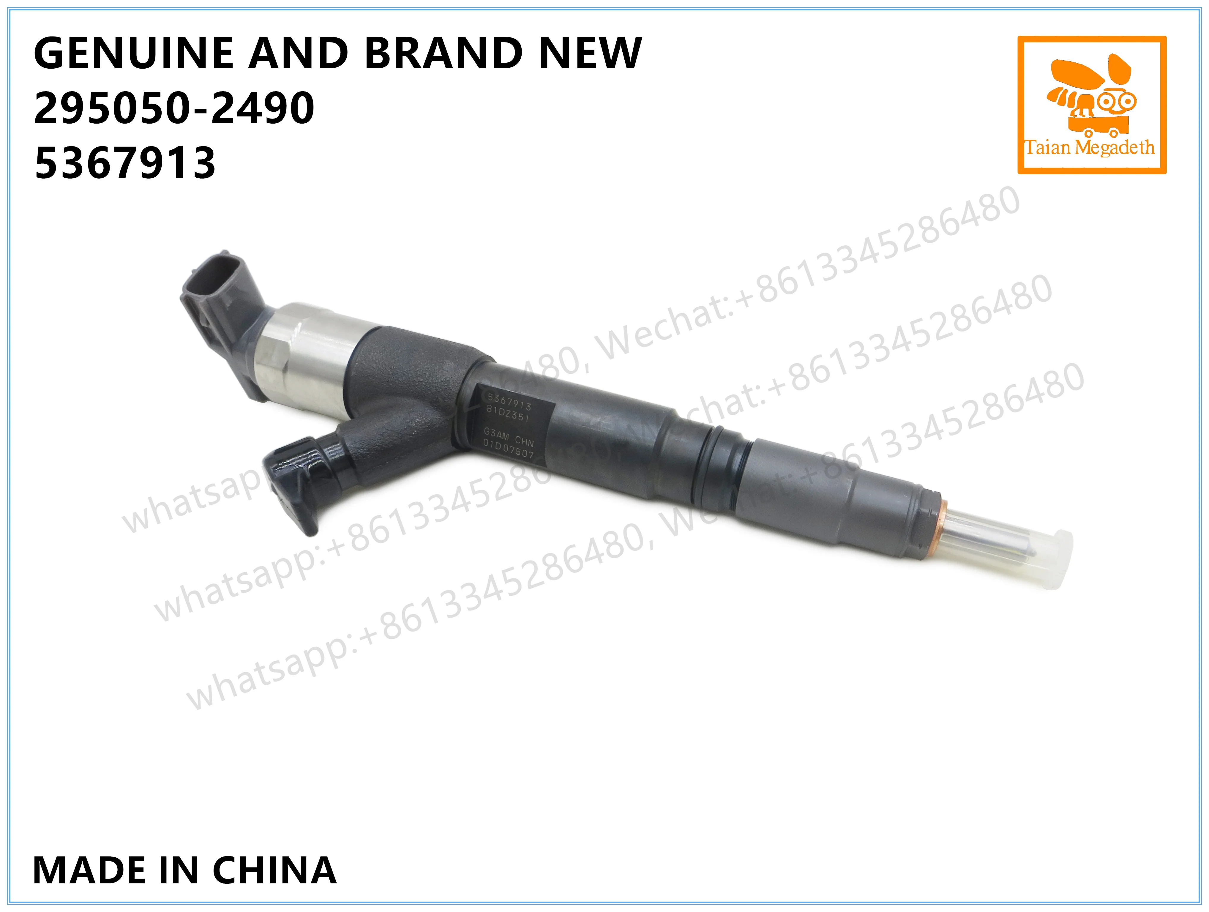 GENUINE AND BRAND NEW COMMON RAIL FUEL INJECTOR 295050-2490 5367913 FOR CUMMINS ISB5.9 ENGINE | Автомобили и мотоциклы