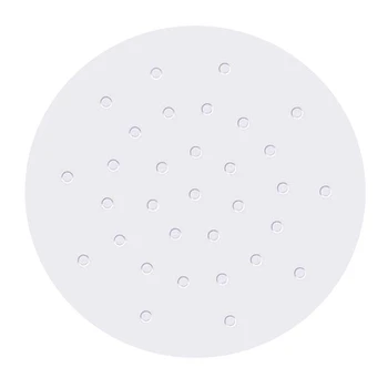 

8 Inch Air Fryer Paper/Air Fryer Perforated Silicone Oil Paper/Bamboo Steamer Liners for Air Fryer, Steaming Basket and More