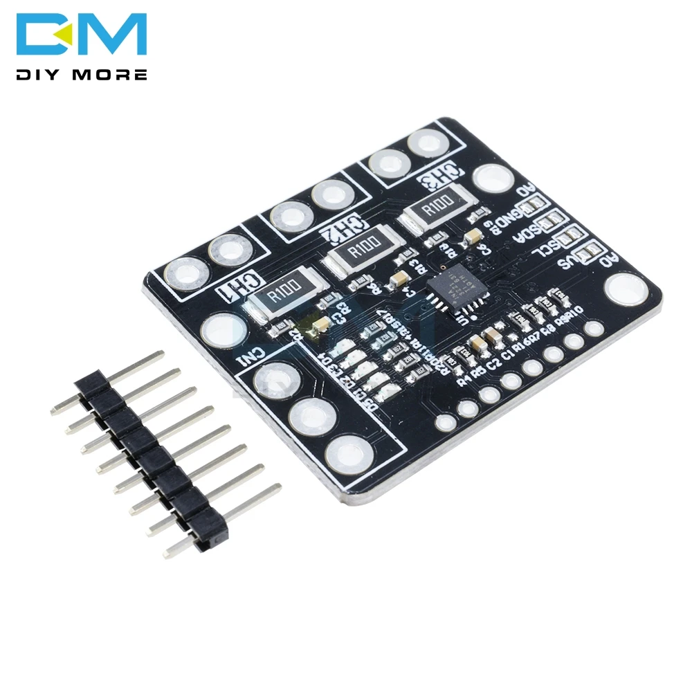 INA3221 3 Channel Shunt Current Voltage Monitor Sensor Replace INA219 Module DE