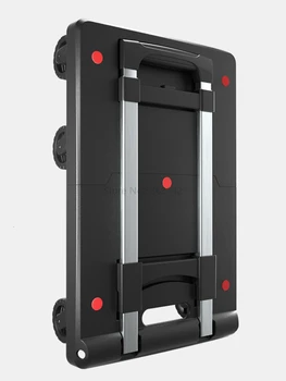 

Small Cart Trolley Goods Truck Trolley Cart Trailer Trolley Folding Portable Trolley Truck Home Luggage Cart