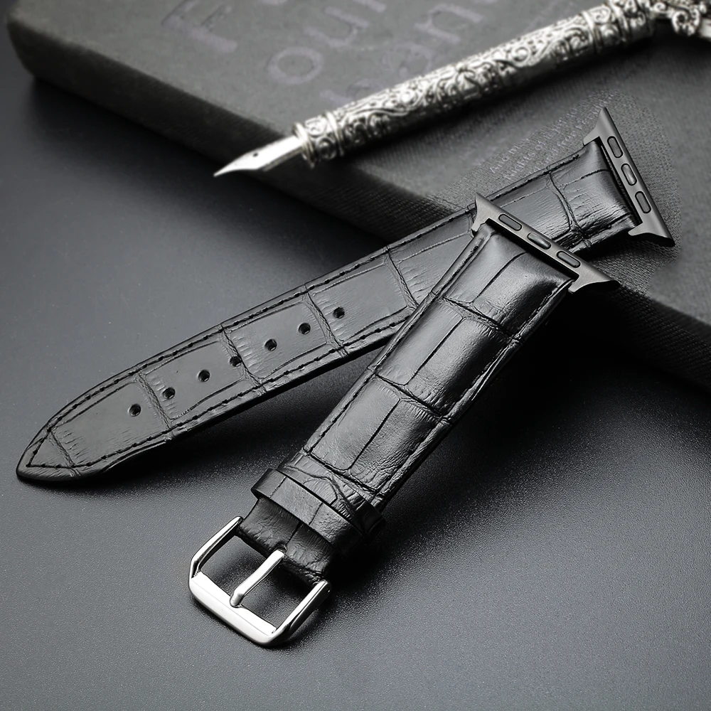 Ремешок из натуральной коровьей кожи для Apple Watch 38 мм 42 Series 1 2 3|strap for apple watch|watchband