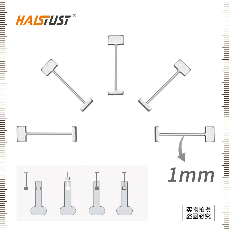 

50pc Tile Leveling System 1mm Tile Leveler Replaceable Pin For Tiles Stainless Steel Tiling Needles Construction Tool Parts