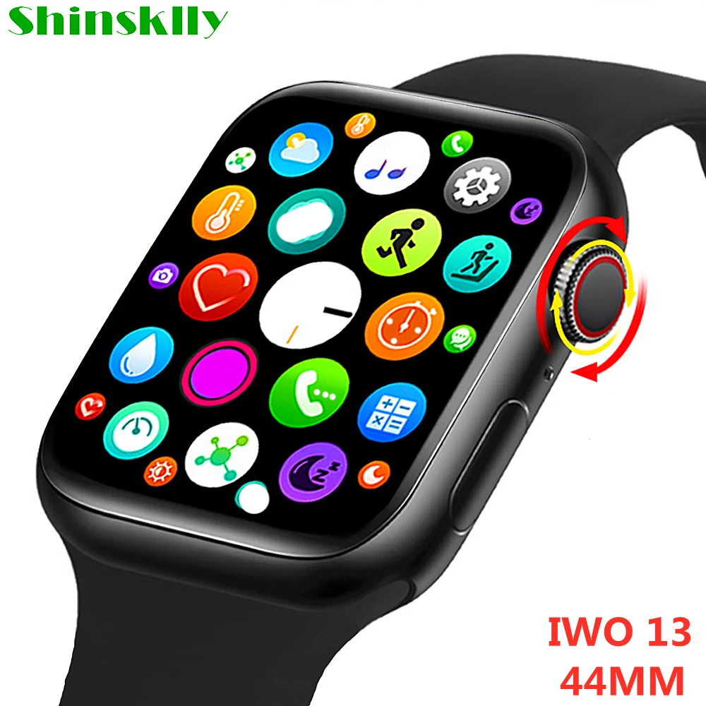 2021 Smart Watch 1.75 Inch Screen Dial/Answer Call Smartwatch Men Women Sleep/Heart Rate Monitor IWO 13 Watches For IOS Android