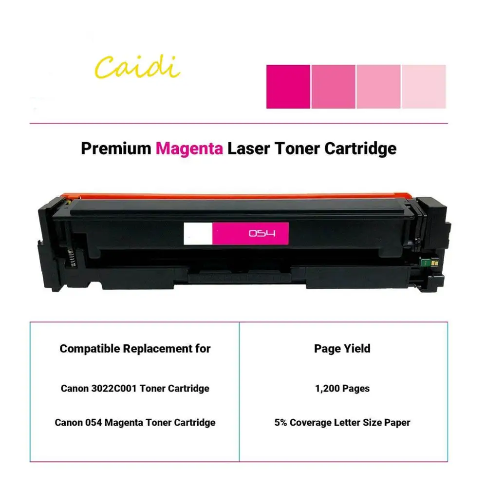 Совместимый тонер картридж для Canon 054 054H CRG цветное изображение класса MF644Cdw/642Cdw/640C