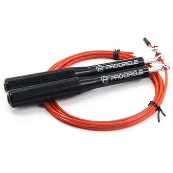 

PROCIRCLE Speed Jump Rope Adjustable Skipping Ropes Thick Aluminum Anti-slip Handles 360-degree swivel metal ball bearing
