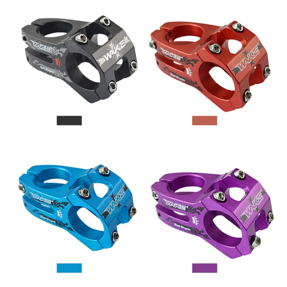 

WAKE MTB Bike Handlebar Stem Bicycle Stem 31.8MM Cycling Bicycle Parts Bicicleta 4 Colors Bike Handlebar Stem Aluminum Alloy