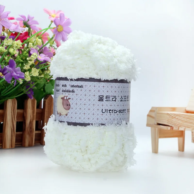 Пряжа для вязания крючком DIY кашемировая пряжа для вязания мягкая теплая Детская Пряжа для ручного вязания товары ручной вязки шерсть коралловый кашемир плюш - Цвет: 3
