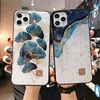 Chic Marble Gold Foil Phone Cases for iPhone 12 11 Pro Max XR X 8 7 6 Plus Glitter Soft Silicone Cover for iPhone XS Max SE 2022 ► Photo 1/6