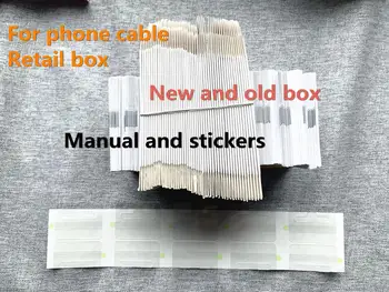 

100pcs/lot High Quality Phone cable Packaging Packing Box For Phone 7 6 5 Empty packing Box