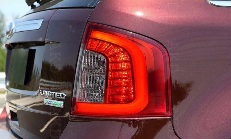 Светодиодные полосы задние лампы для Ford EDGE задние фонари 2011-52014 красный
