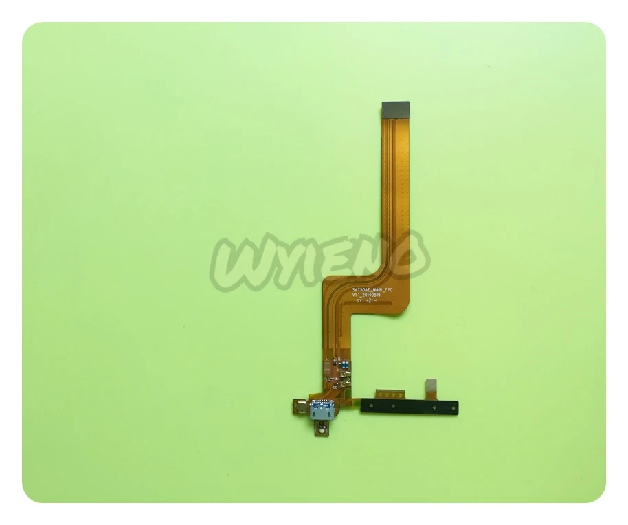 Wyieno V8C плата с зарядным портом для Micromax A290 Micro USB разъем зарядного устройства гибкий кабель отслеживания