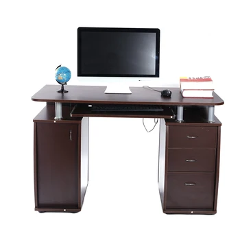 

[UK Warehouse] 15mm MDF Portable 1pc Door with 3pcs Drawers Computer Desk Coffee Free Shipping UK Drop Shipping
