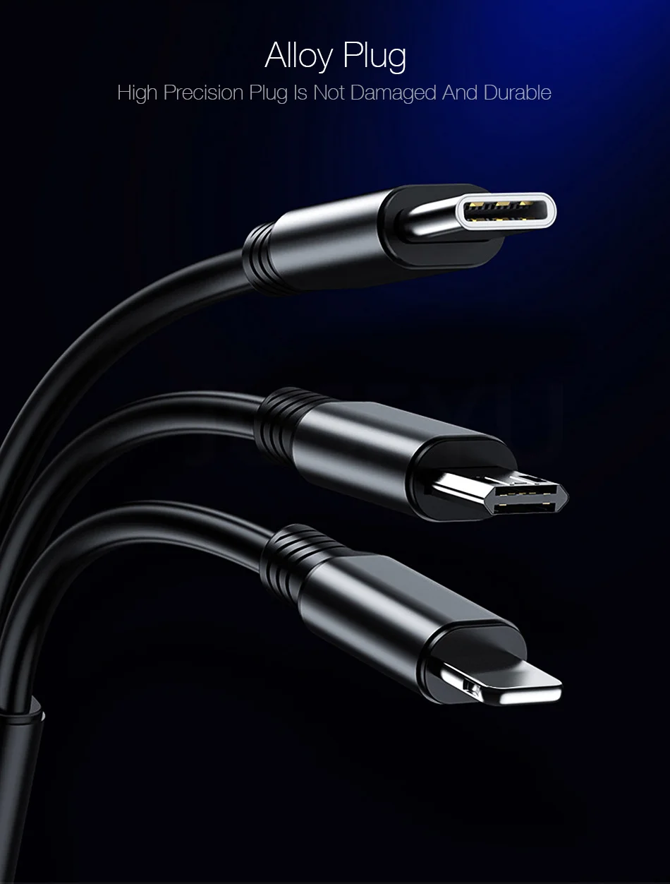1,2 м 3 в 1 Выдвижной Micro USB для type-C кабель для iPhone X XS Быстрая Зарядка Синхронизация данных USB C кабель для huawei Xiaomi samsung