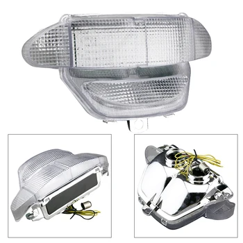 

E-Mark Integrated LED Motorcycle Taillight Rear Turn Signal Light For Honda CBR900RR 1998 1999 CBR 900RR 98 99 Clear