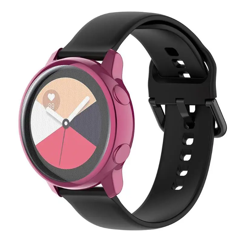 Для samsung Galaxy Watch Active 40 мм SM-R500 Чехол экран чехол для телефона полное покрытие тонкий мягкий ТПУ чехол Аксессуары для бампера