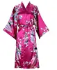 Robe de mariée en Satin de soie pour demoiselle d'honneur, peignoir Floral, Kimono court, Robe de nuit, Robe de bain, à la mode, pour femmes