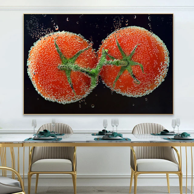 Quadro su tela Wall Art frutta e verdura fresca cucina poster e stampe  immagine a parete per cucina camera decorazione domestica - AliExpress