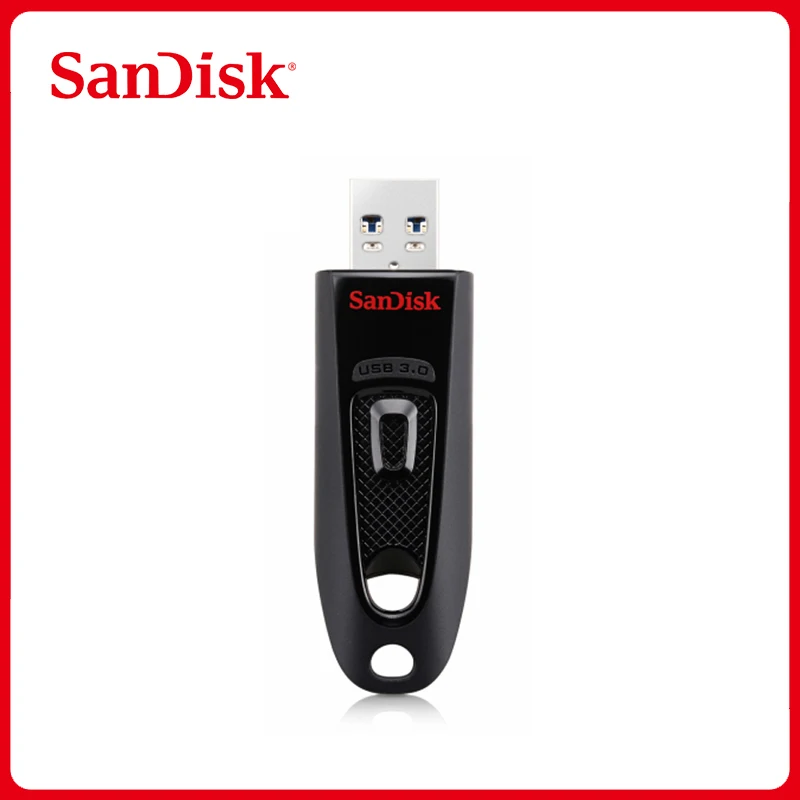 SanDisk Ultra флеш накопитель USB 3 0 CZ48 128 Гб 64 ГБ 32 16 256 Флешка 100 МБ/с./с флешка для